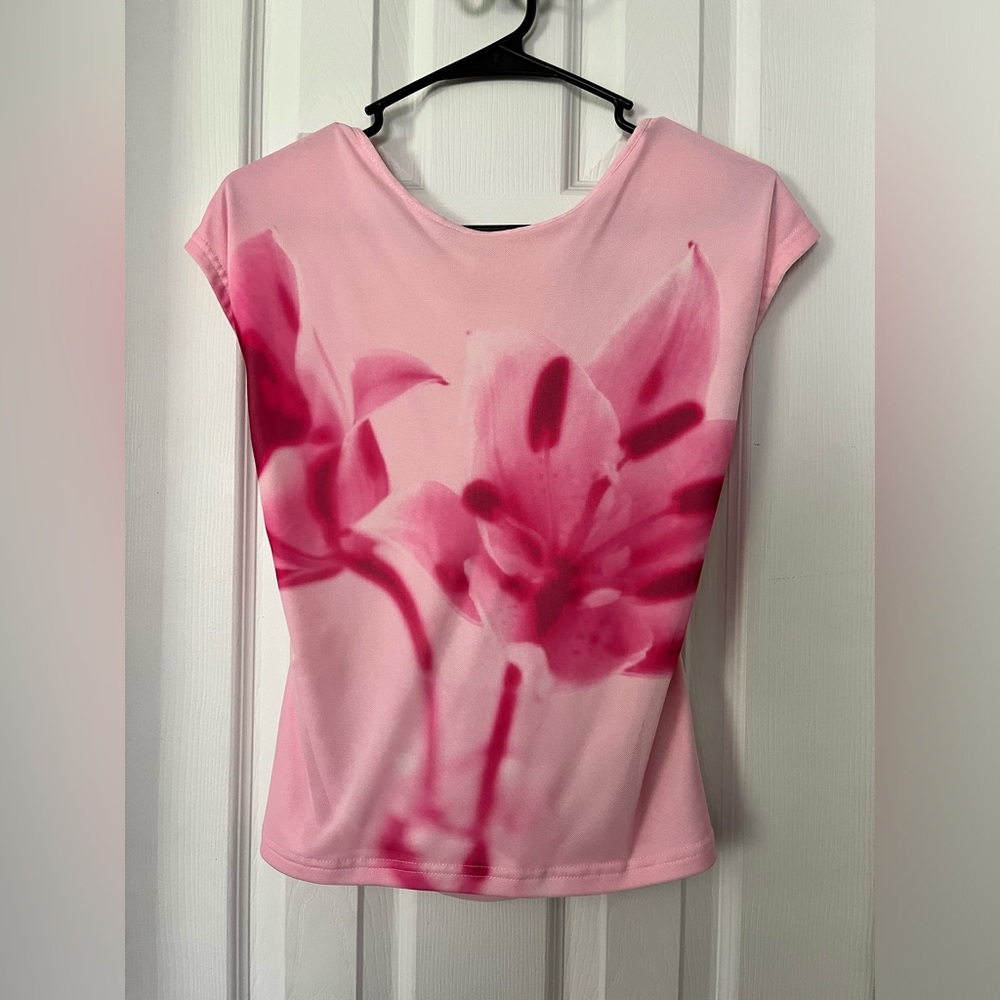 Princess Polly ROSALINDA TOP PINK FLOWER